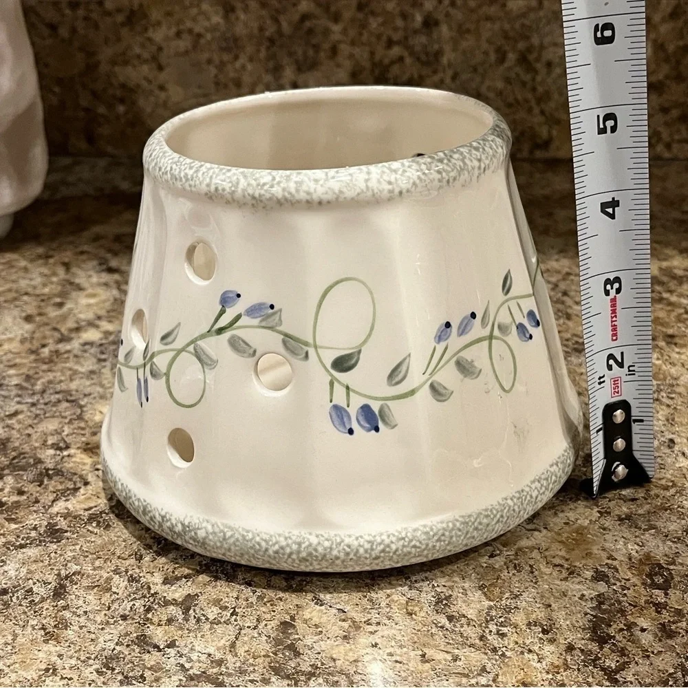 Yankee Candle Floral Ceramic Candle Topper Shade Trailing Flowers